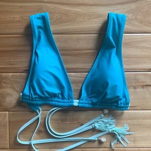 Aerie nwot turquoise bikini top sz XL